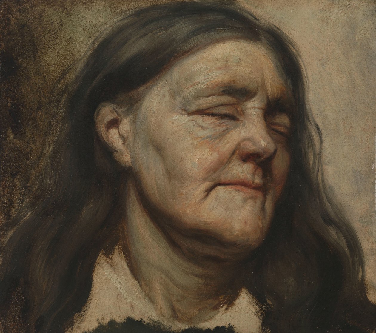 Studie staré ženy od Matthijs Maris