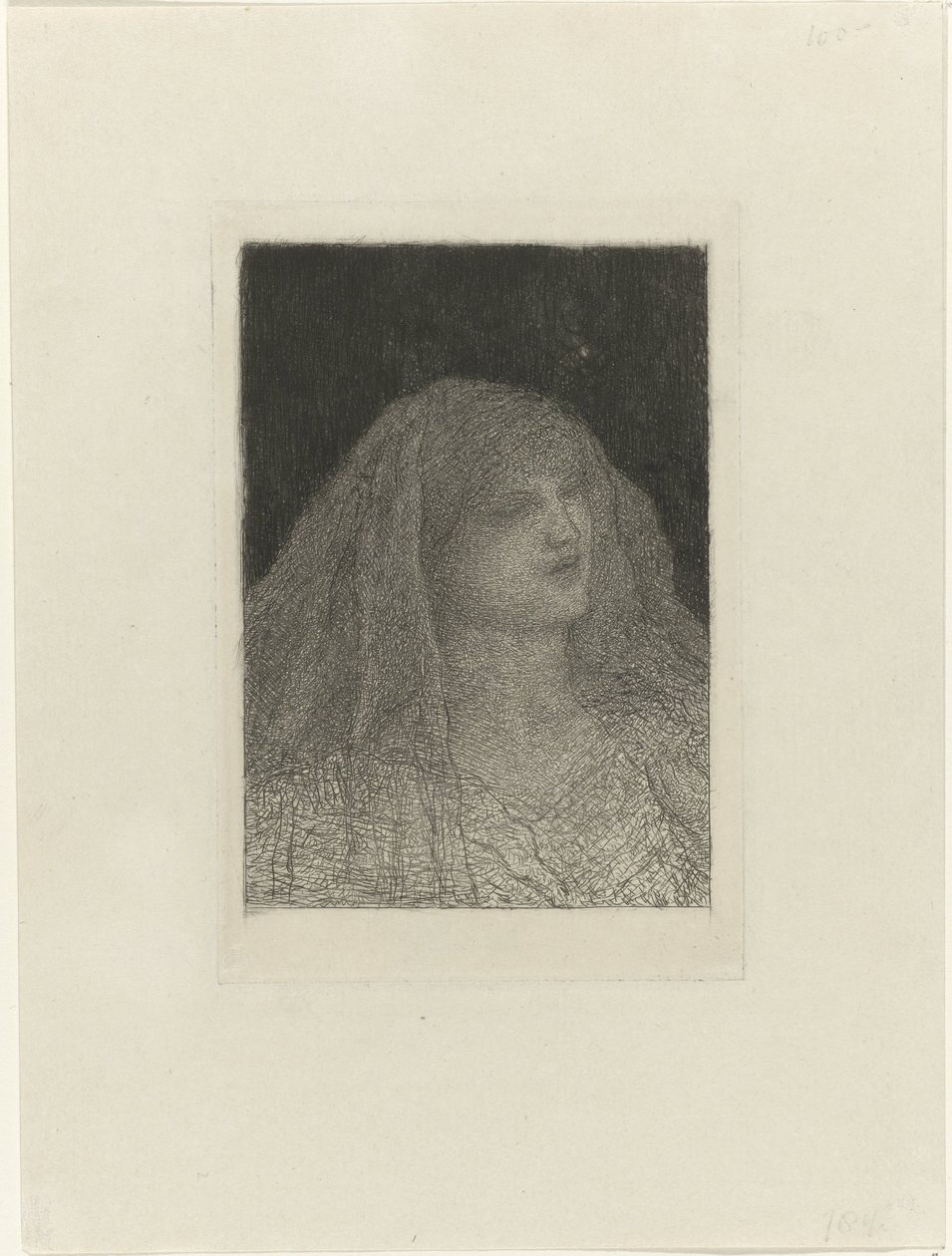 Žena se závojem od Matthijs Maris