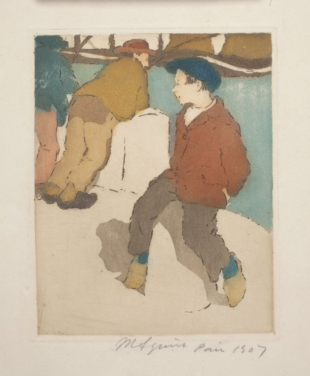 Sur le quai (Na nábřeží) od Maud Hunt Squire