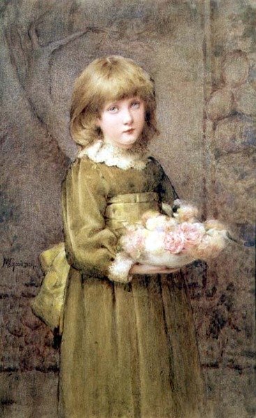 Mary (akvarel) od Maude Goodman
