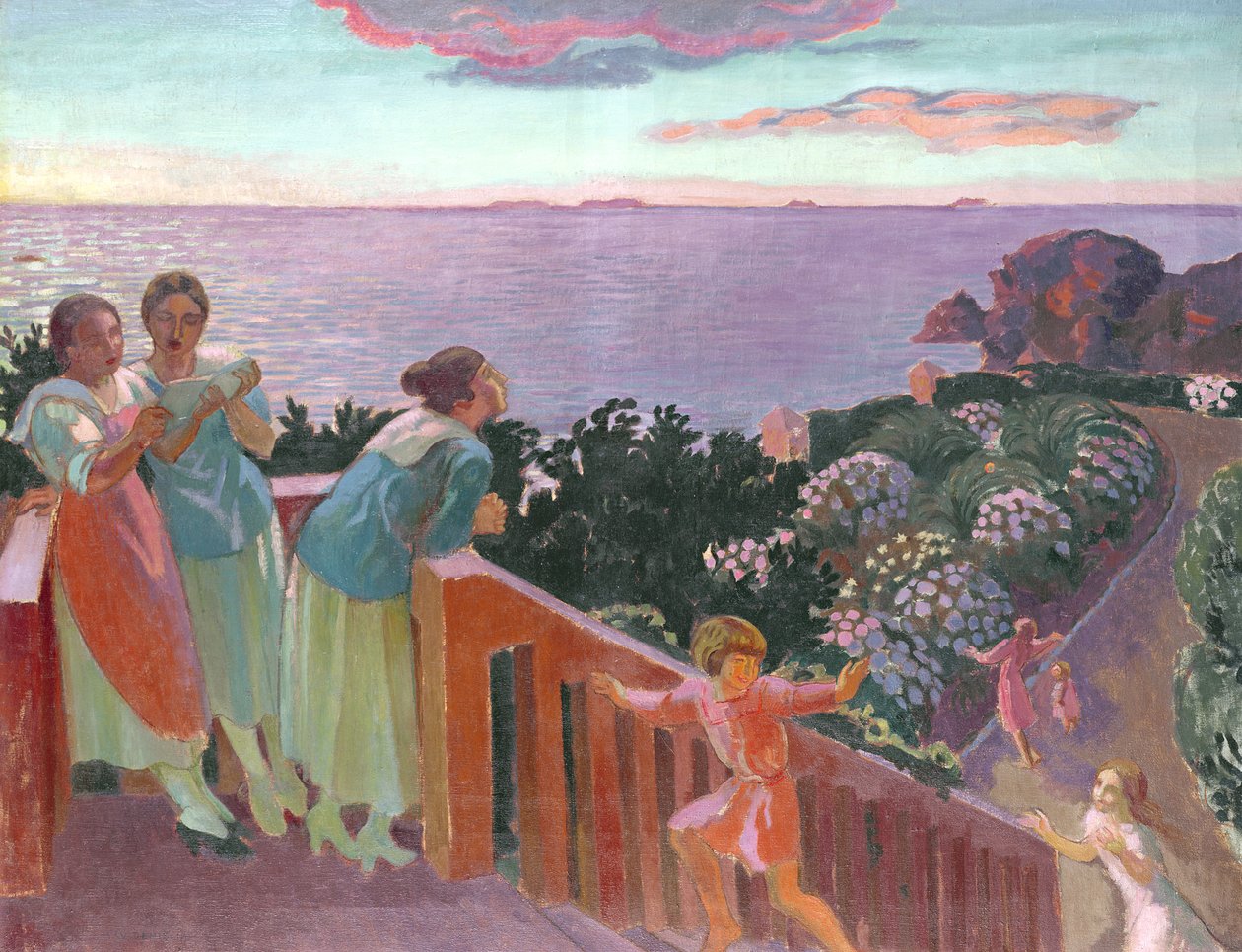 Balkon do ticha, 1918 od Maurice Denis