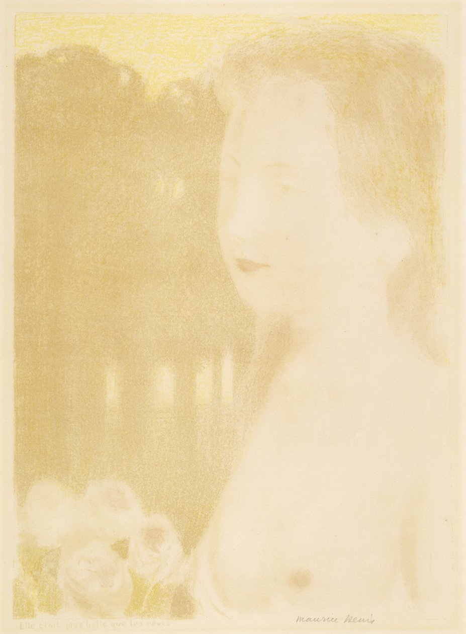 Byla krásnější než sny, 1911 (barevná litografie) od Maurice Denis