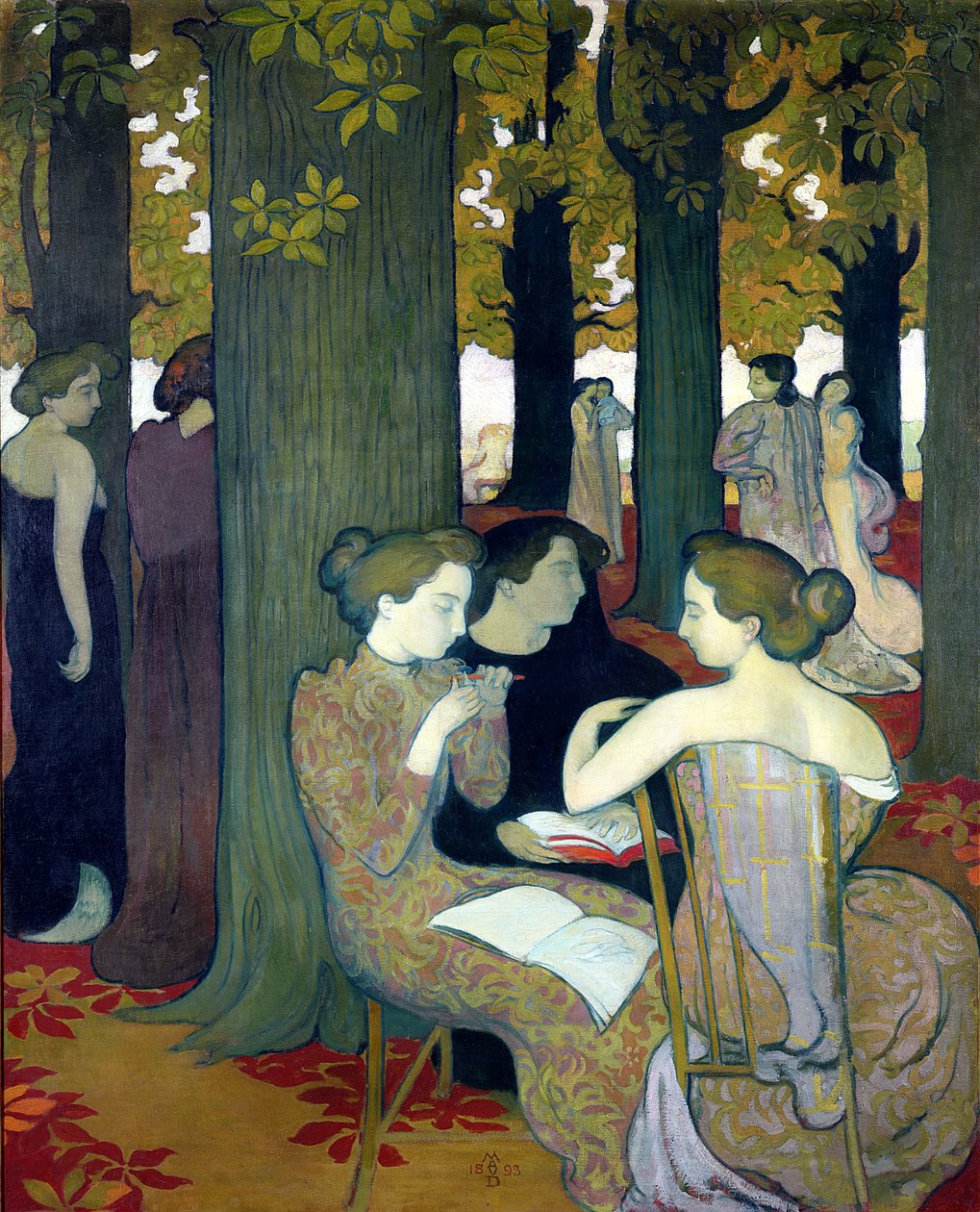 Múzy, 1893 od Maurice Denis