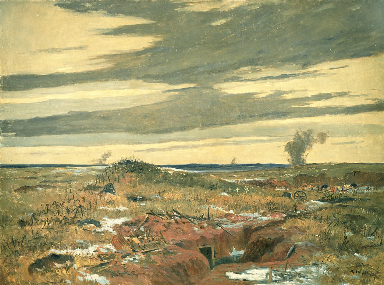 No Mans Land wc na papíře od Maurice Galbraith Cullen