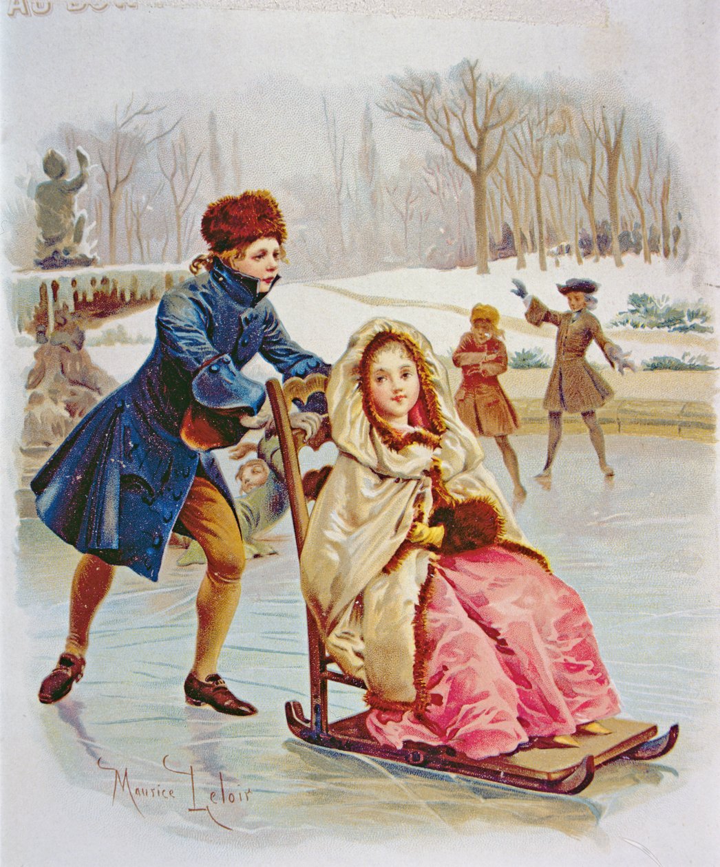 Děti bruslení od Maurice Leloir