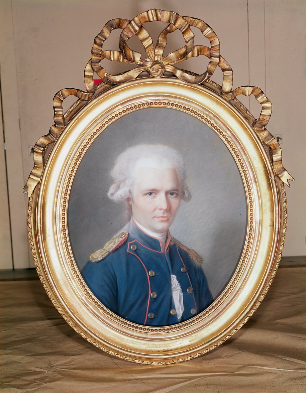 Generál Pierre Choderlos de Laclos (1741-1803) (pastel na papíře) od Maurice Quentin de La Tour