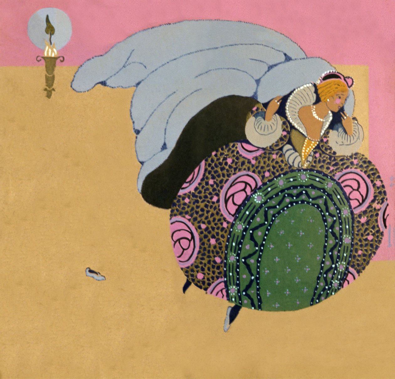Popelka, asi 1910-1920 (ilustrace) od Maurice Berty