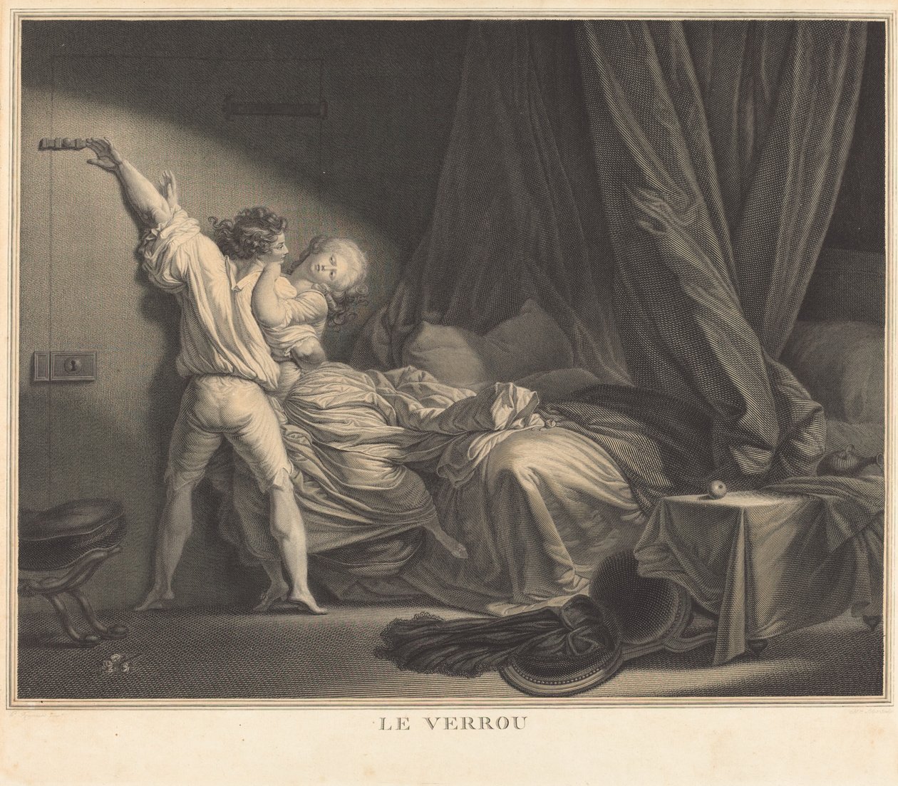 Zámek od Maurice Blot after Jean Honoré Fragonard