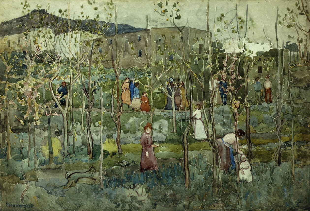 Capri, 1899 od Maurice Brazil Prendergast