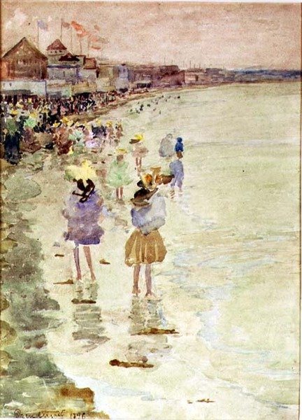 Crescent Beach od Maurice Brazil Prendergast