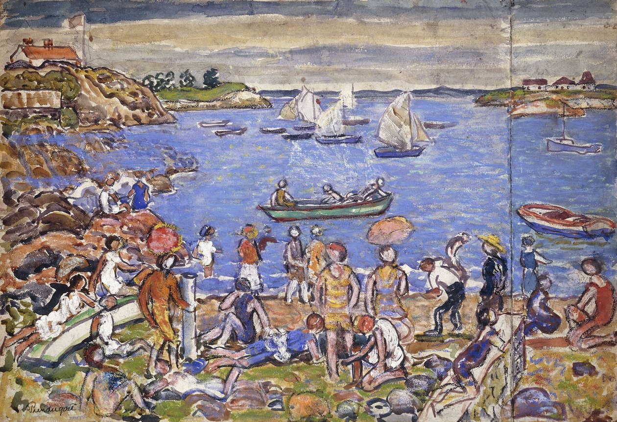 poblíž Gloucesteru, od Maurice Brazil Prendergast