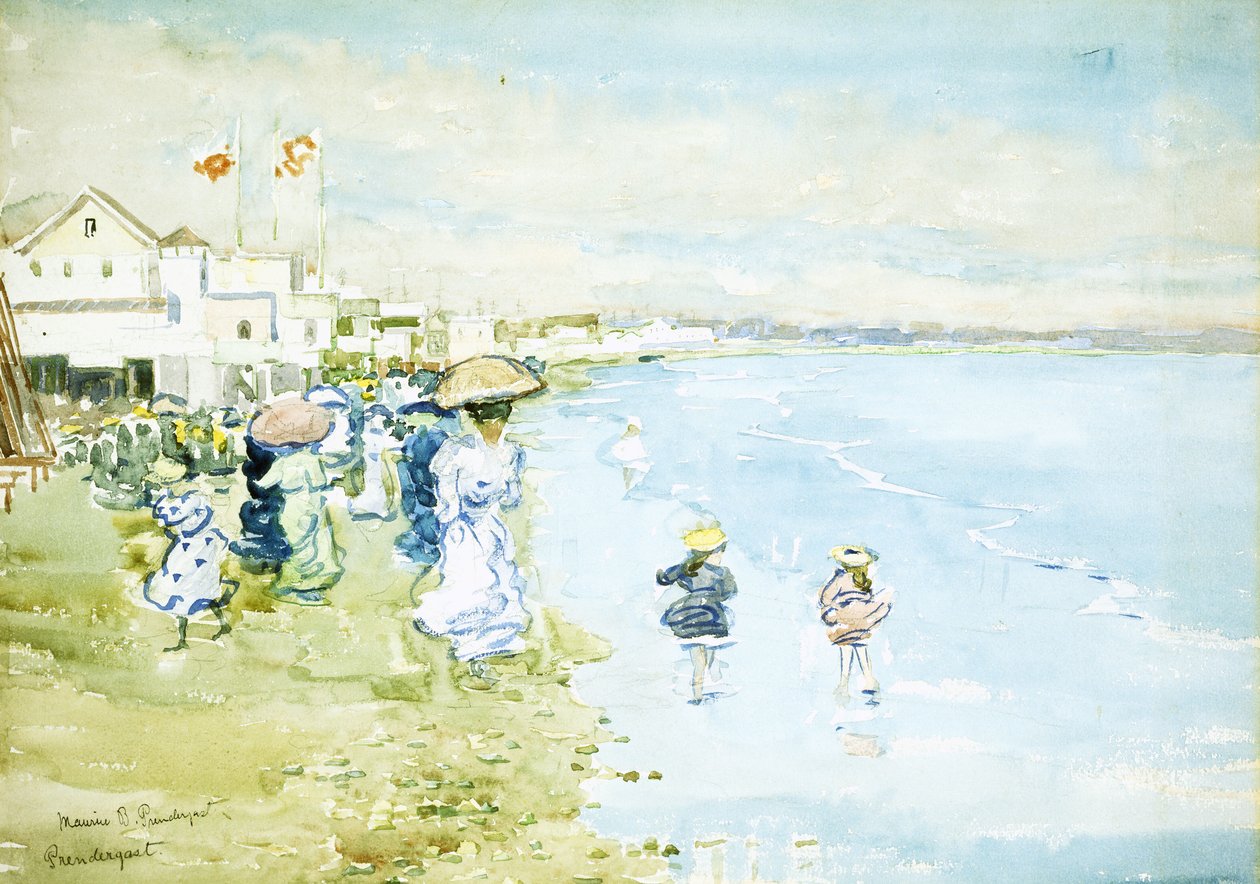 Revere Beach, Boston, od Maurice Brazil Prendergast