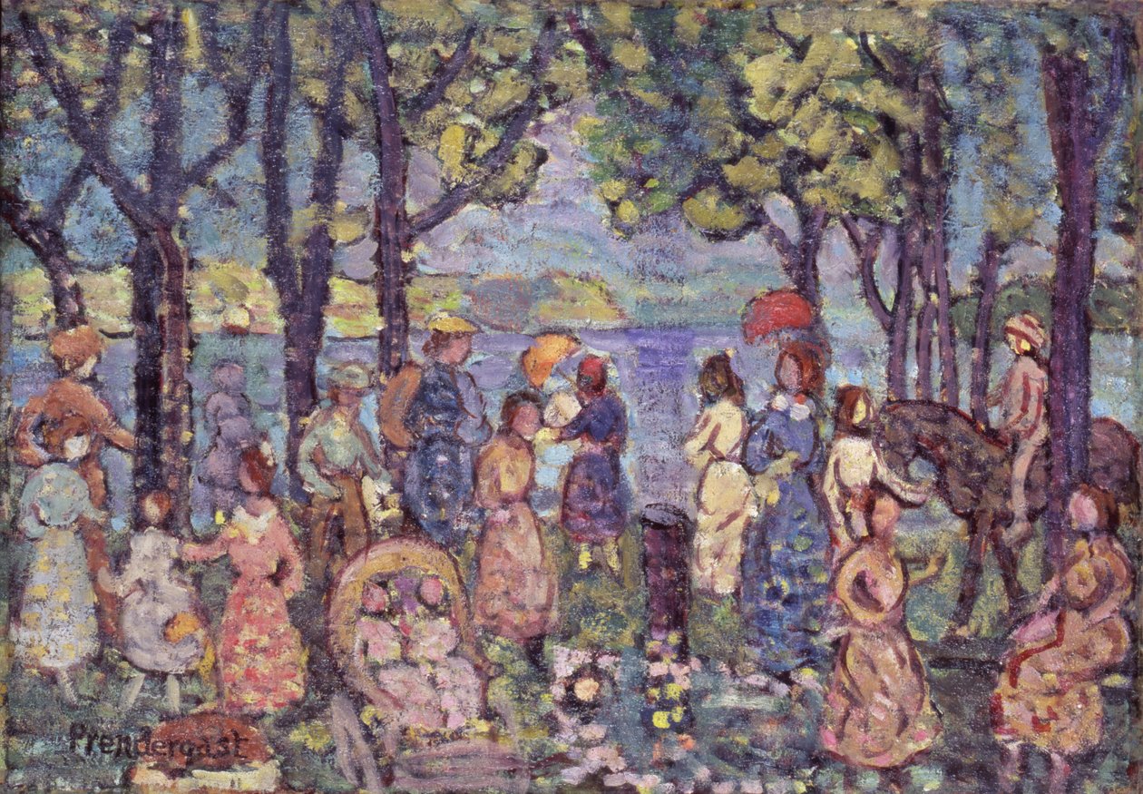 Léto, Nová Anglie, 1912. od Maurice Brazil Prendergast