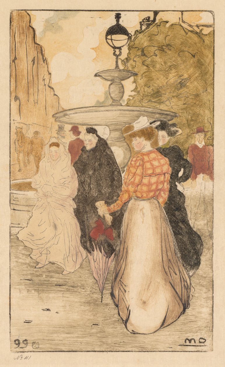 Saint George Square, 1899. od Maurice Delcourt