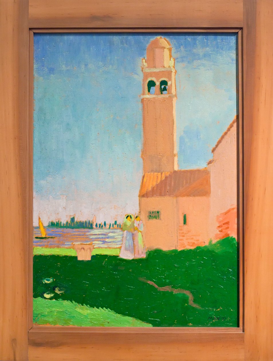 Kostel na laguně od Maurice Denis