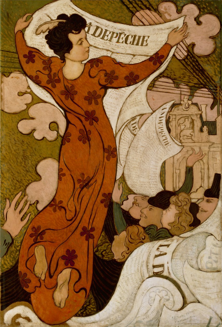 Toulouse Dispatch, 1892 od Maurice Denis