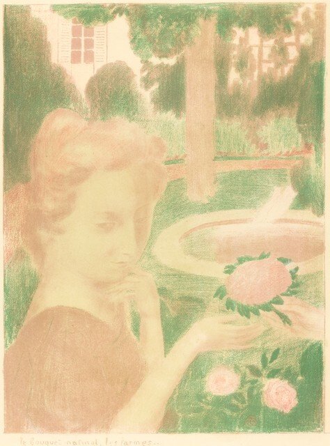 Ranní kytice, slzy od Maurice Denis