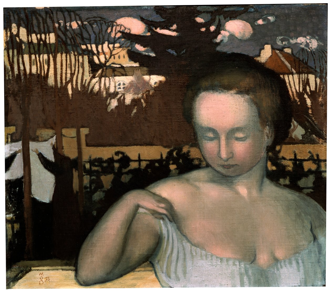 Portrét manželky umělců, 1893. od Maurice Denis