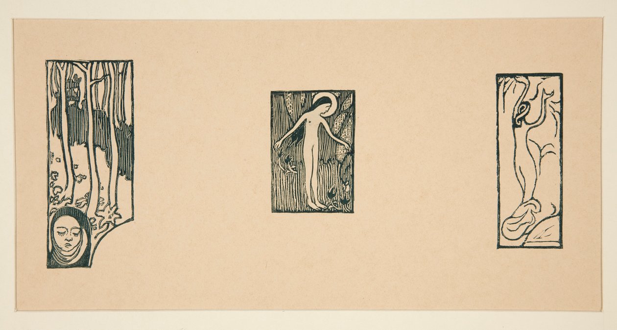 List dřevorytů od L od Maurice Denis
