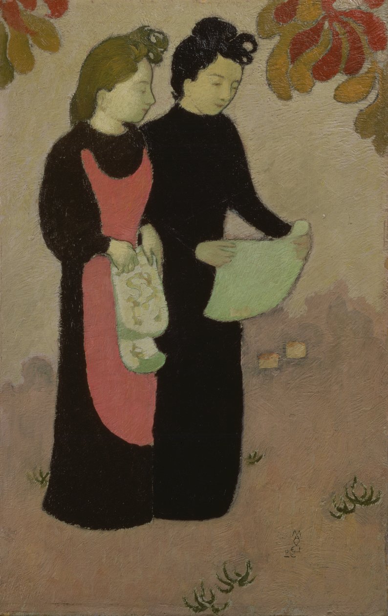 Dvě sestry, 1892 (panel) od Maurice Denis