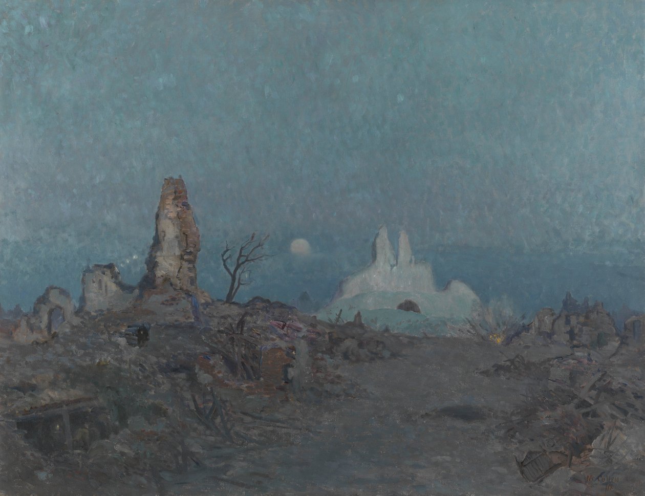 The Sunken Road, Hangard, 1918 od Maurice Galbraith Cullen