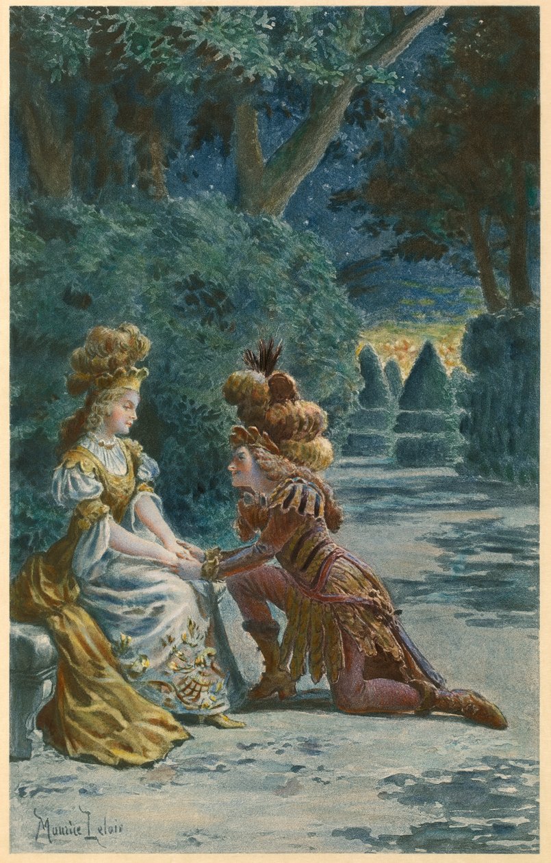Rozkoše kouzelného ostrova (ilustrace) od Maurice Leloir