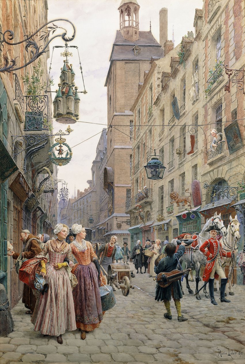 Rušná ulice od Maurice Leloir