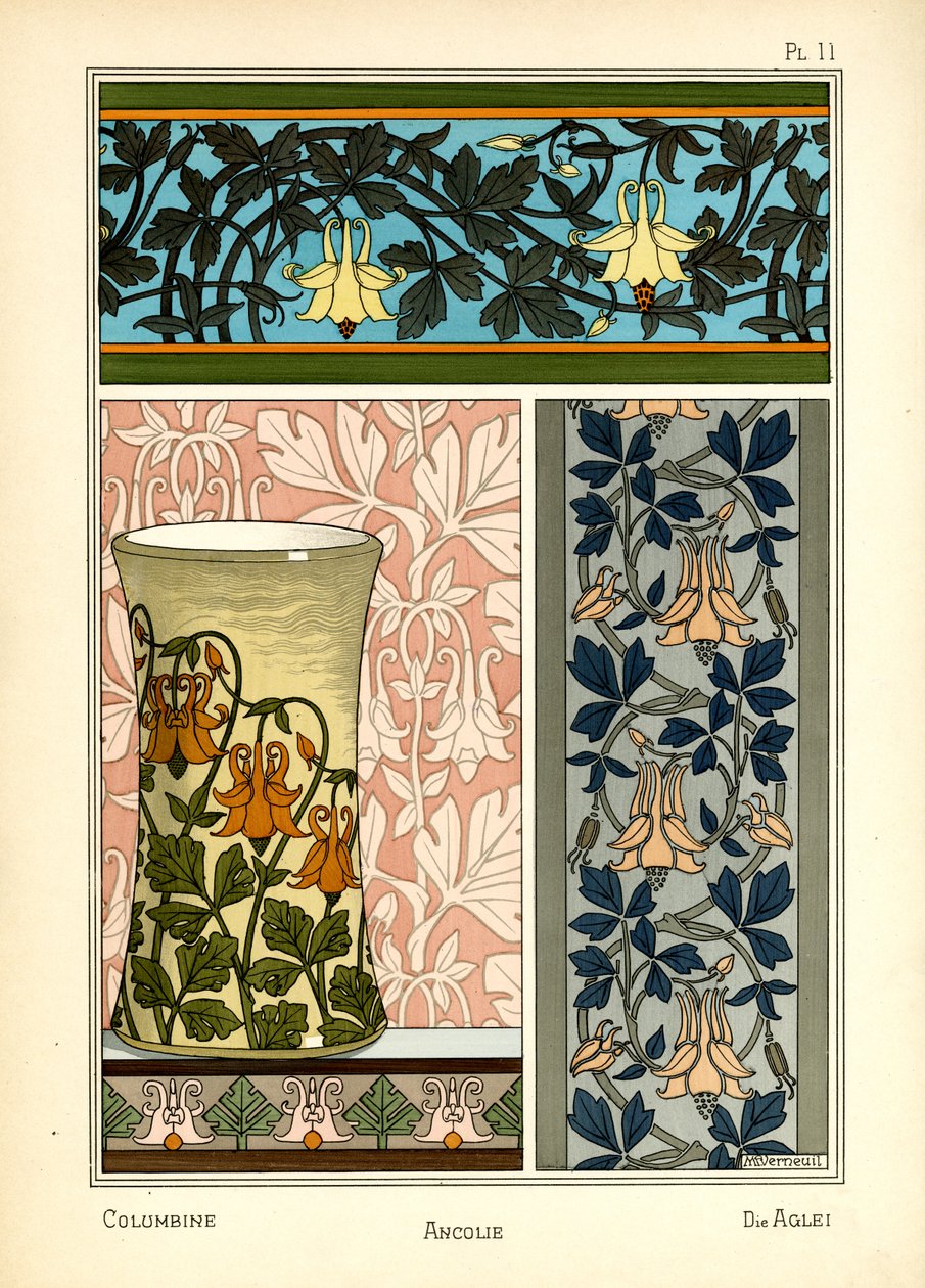 Columbine (barevné lito) od Maurice Pillard Verneuil