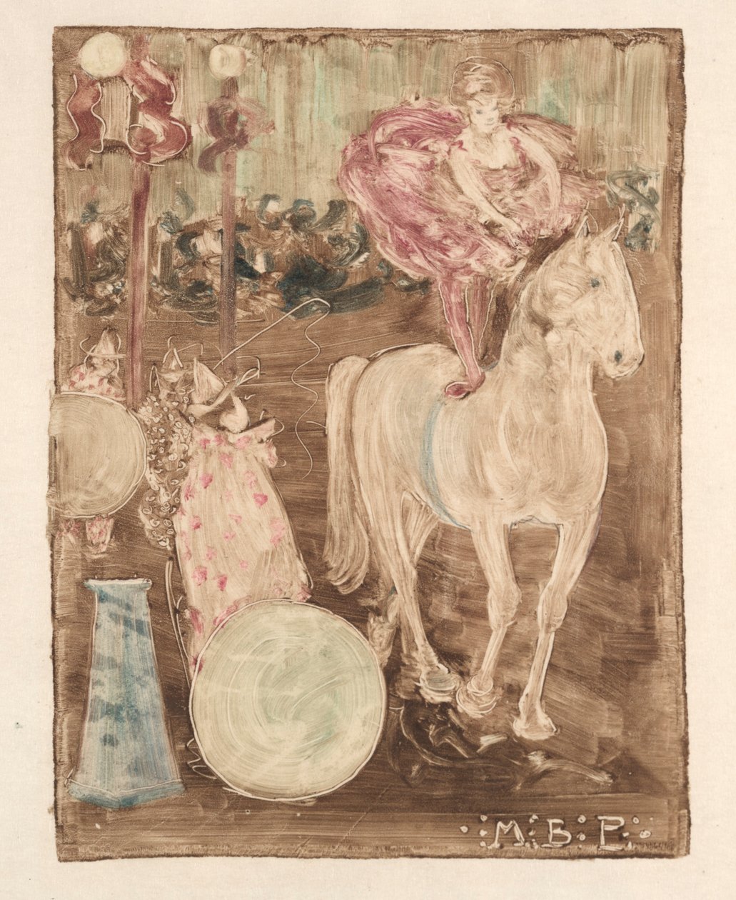 Jezdec bez sedla od Maurice Prendergast
