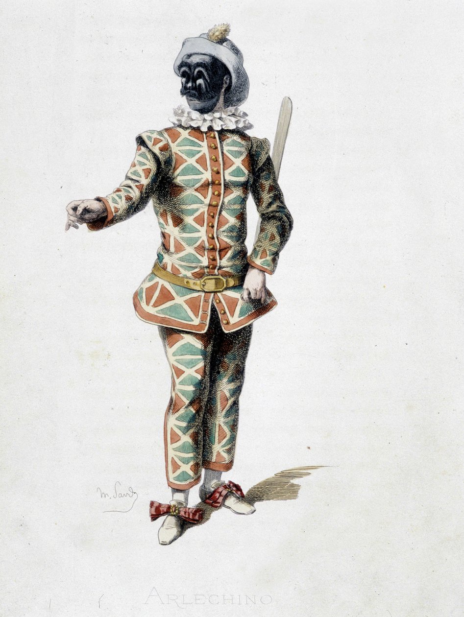 Arlechino (Harlekýn) od Maurice Sand