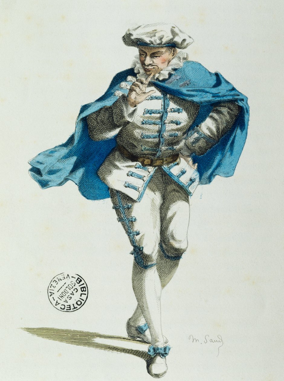 Scapino (barva lito) od Maurice Sand