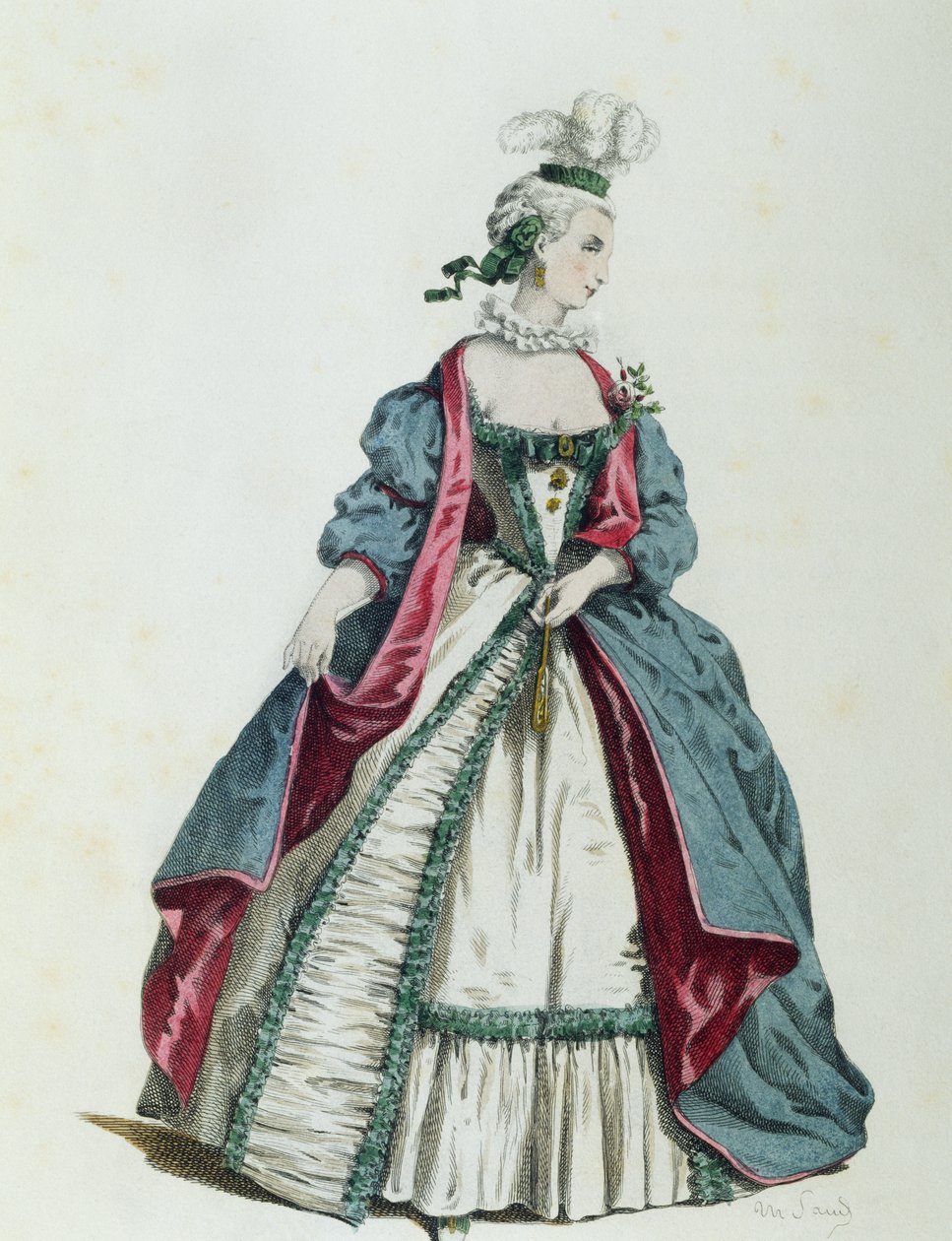 Silvia v roce 1716, Maurice Sand (1823-1889) od Maurice Sand