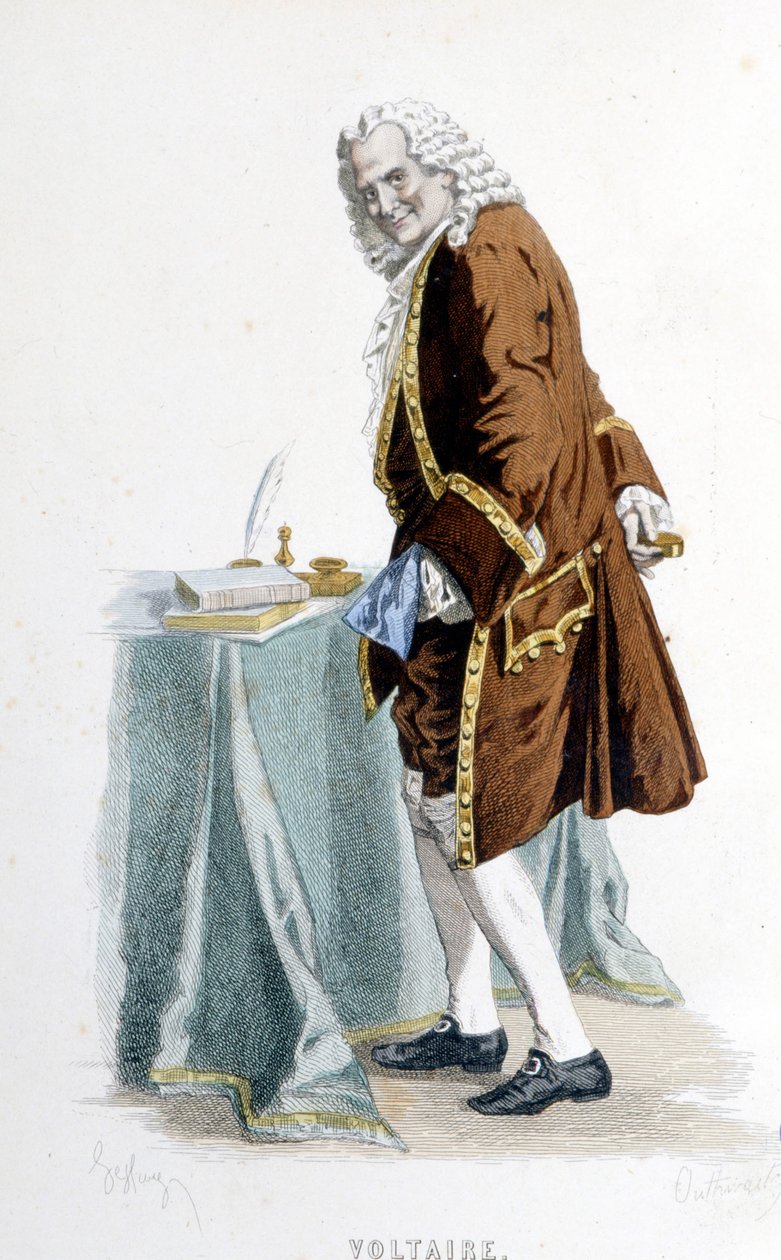 Voltaire od pana Sanda. 19. století. od Maurice Sand
