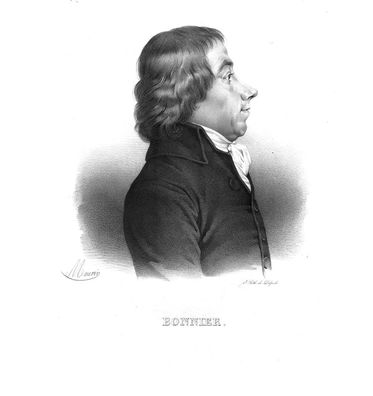 Ange-Élisabeth-Louis-Antoine Bonnier, 20. léta 19. století. od Maurin