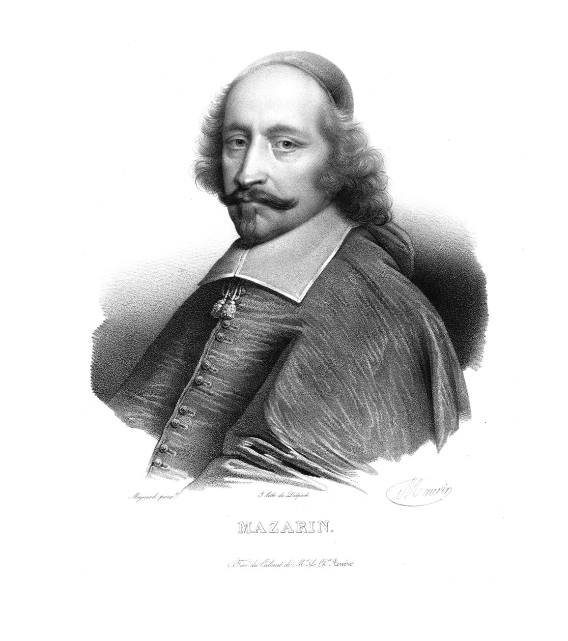 Kardinál Mazarin, c1820. od Maurin