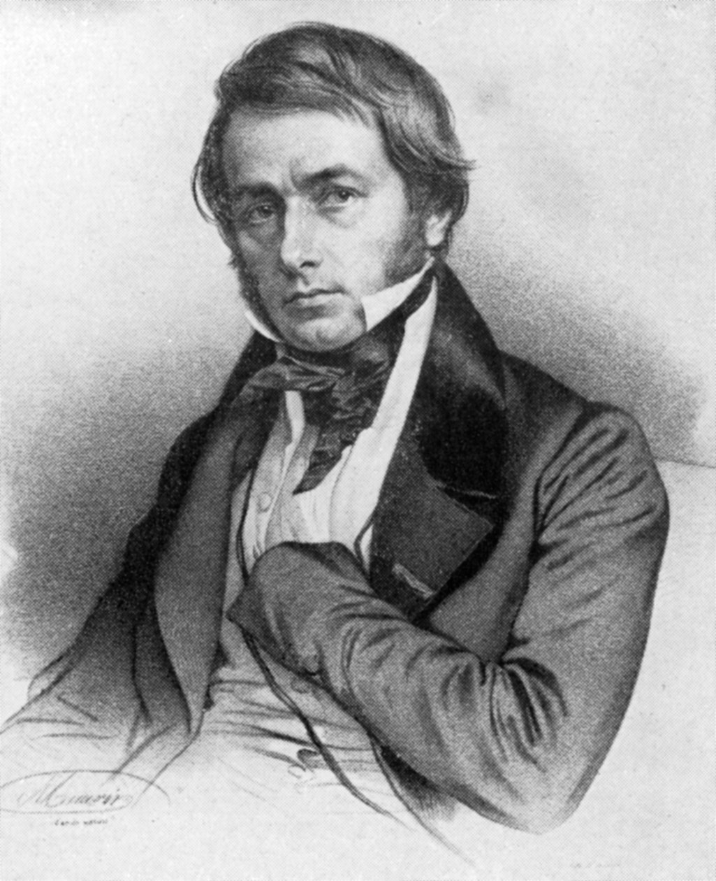 Victor Cousin, francouzský filozof, 19. století od Maurin