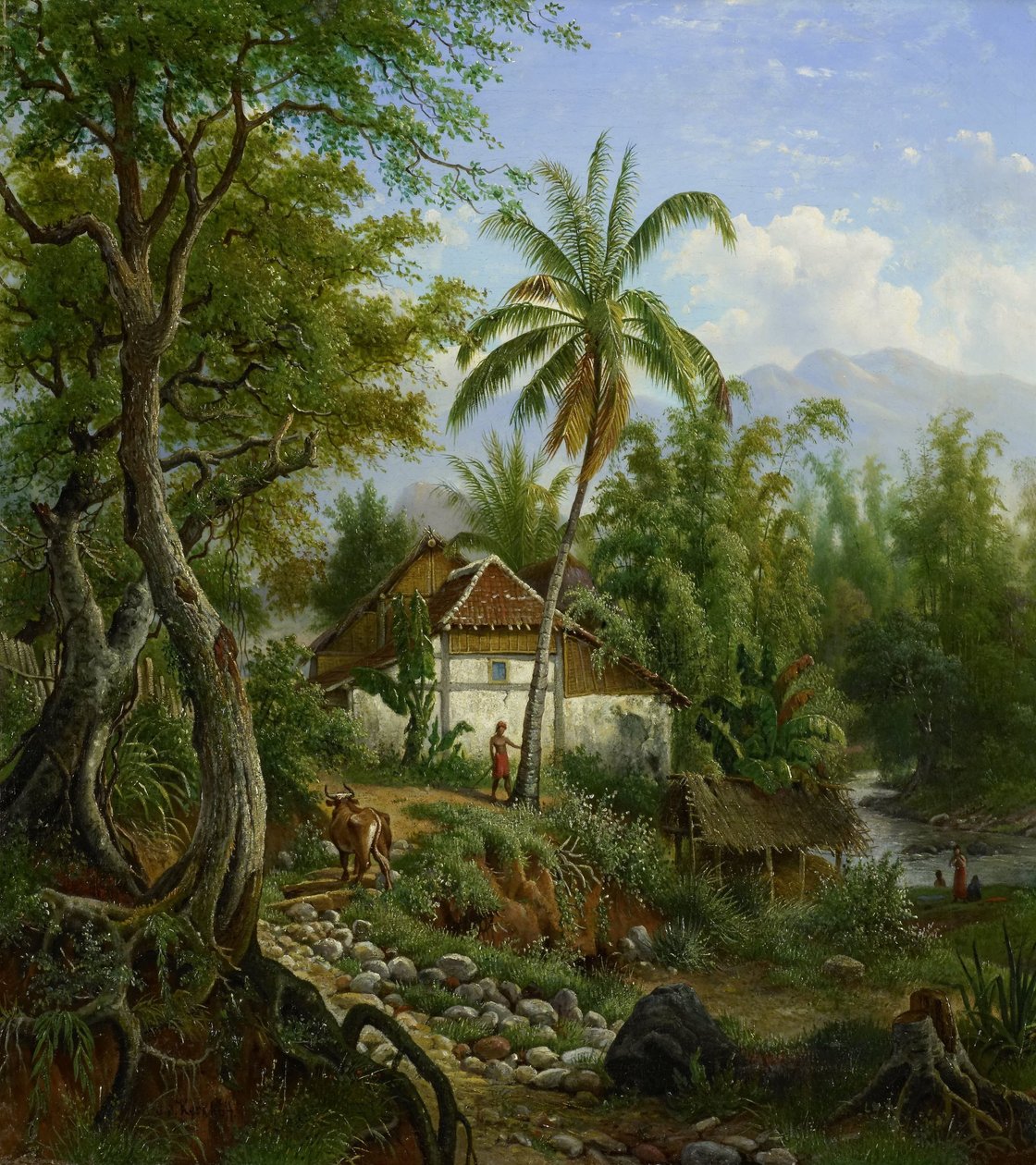 indická krajina od Maurits E.H.R. van den Kerkhoff