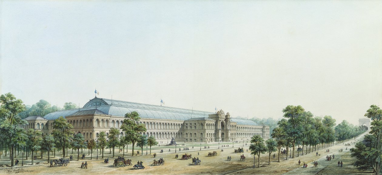 Perspektivní pohled na Palais de l