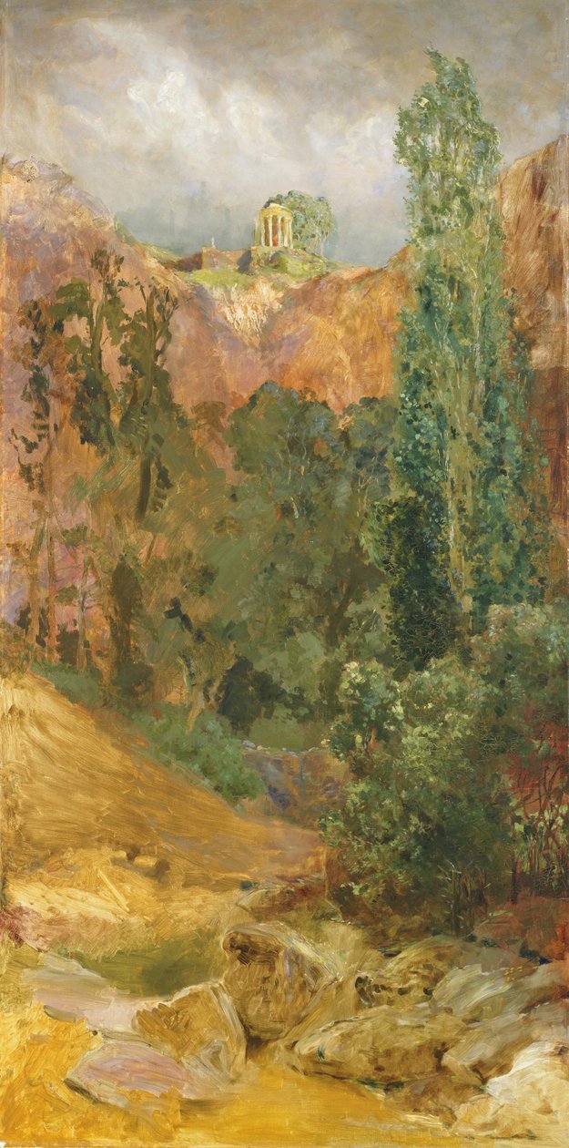 Skalní rokle, 1884-85 od Max Klinger