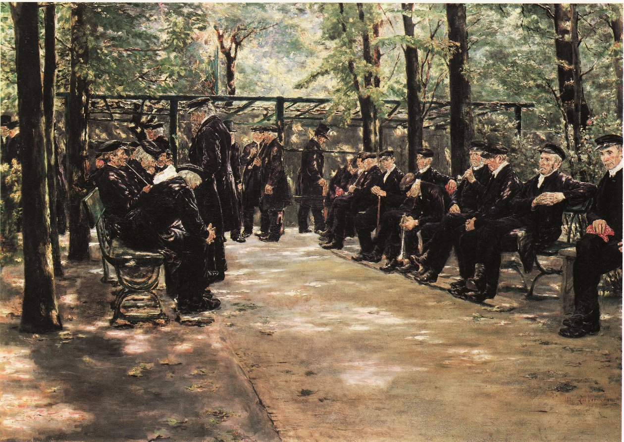 Altmännerhaus v Amsterdamu od Max Liebermann