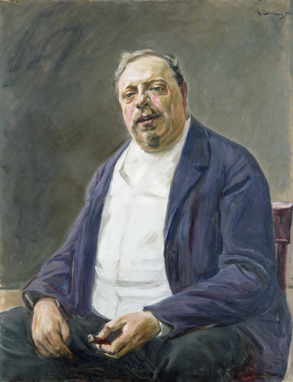 Baron Alfred von Berger, 1905 od Max Liebermann