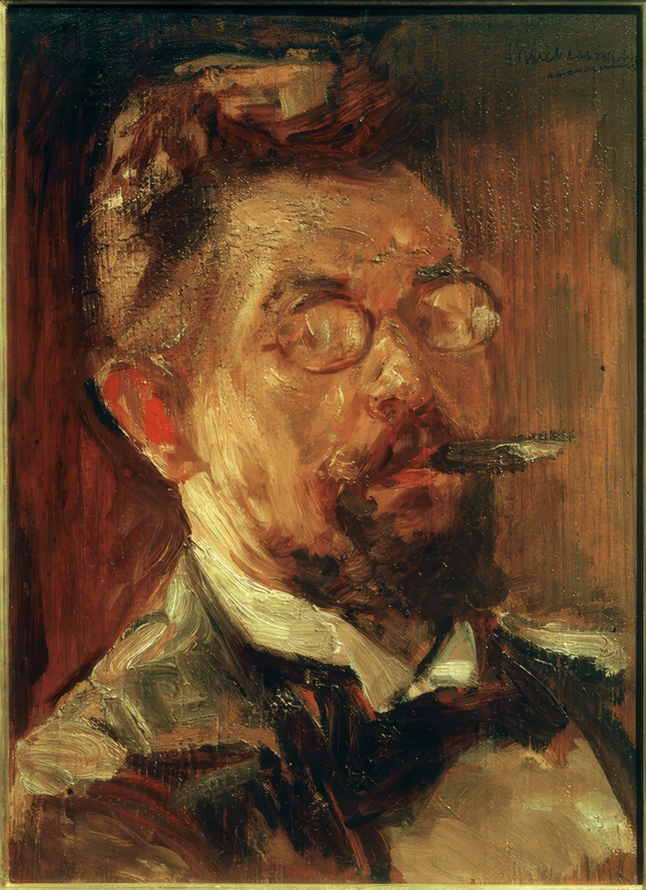 Portrét Maxe Slevogta od Max Liebermann