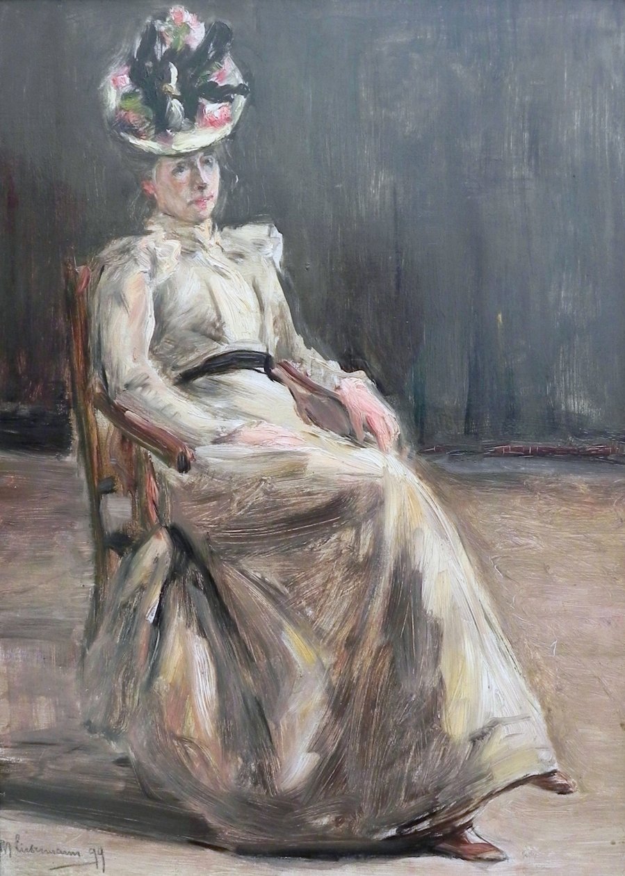 Portrét dámy od Max Liebermann