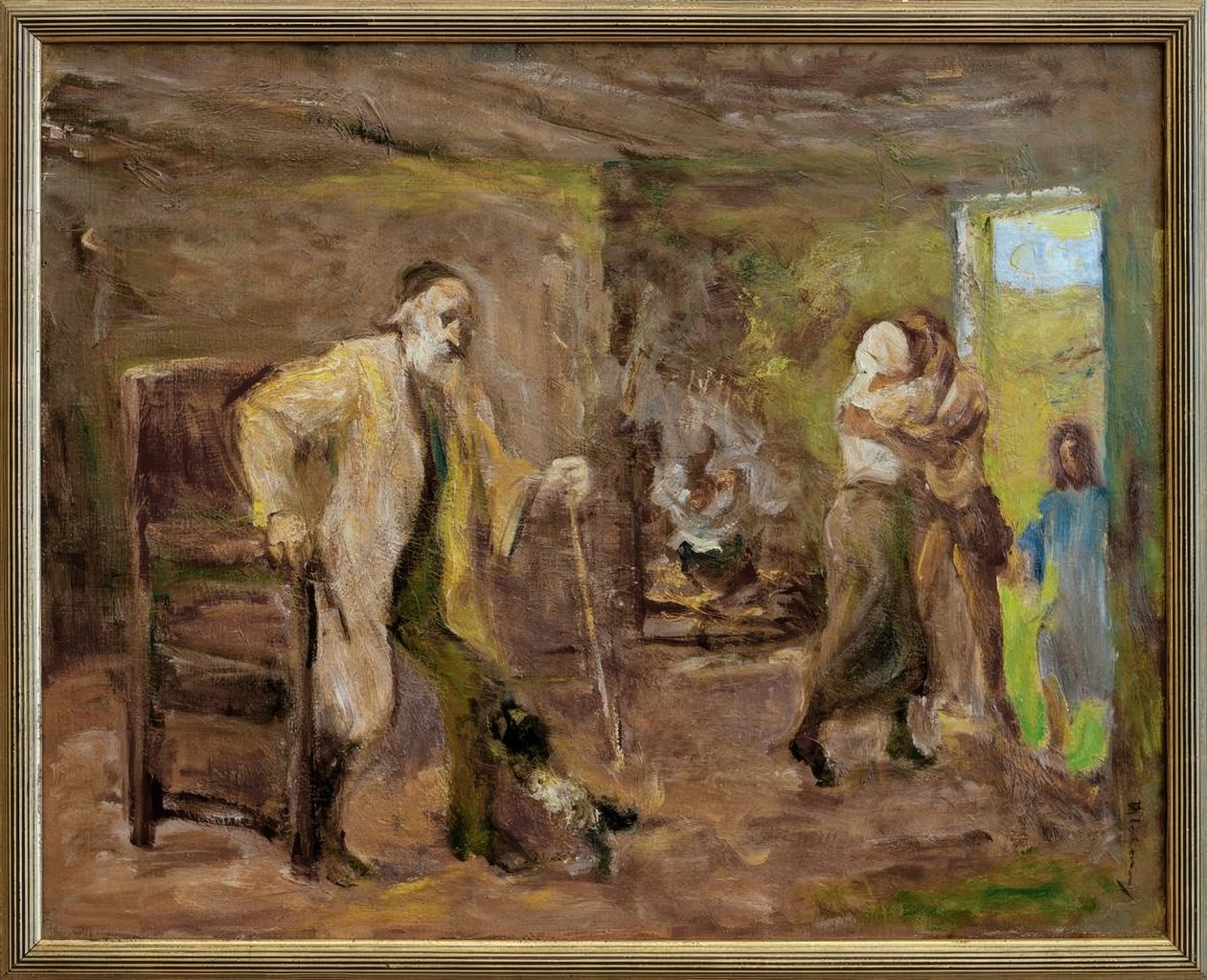 Návrat Tobiáše domů od Max Liebermann