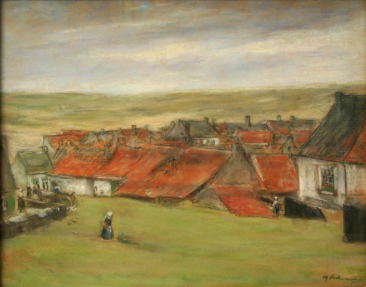 Holandská vesnice od Max Liebermann