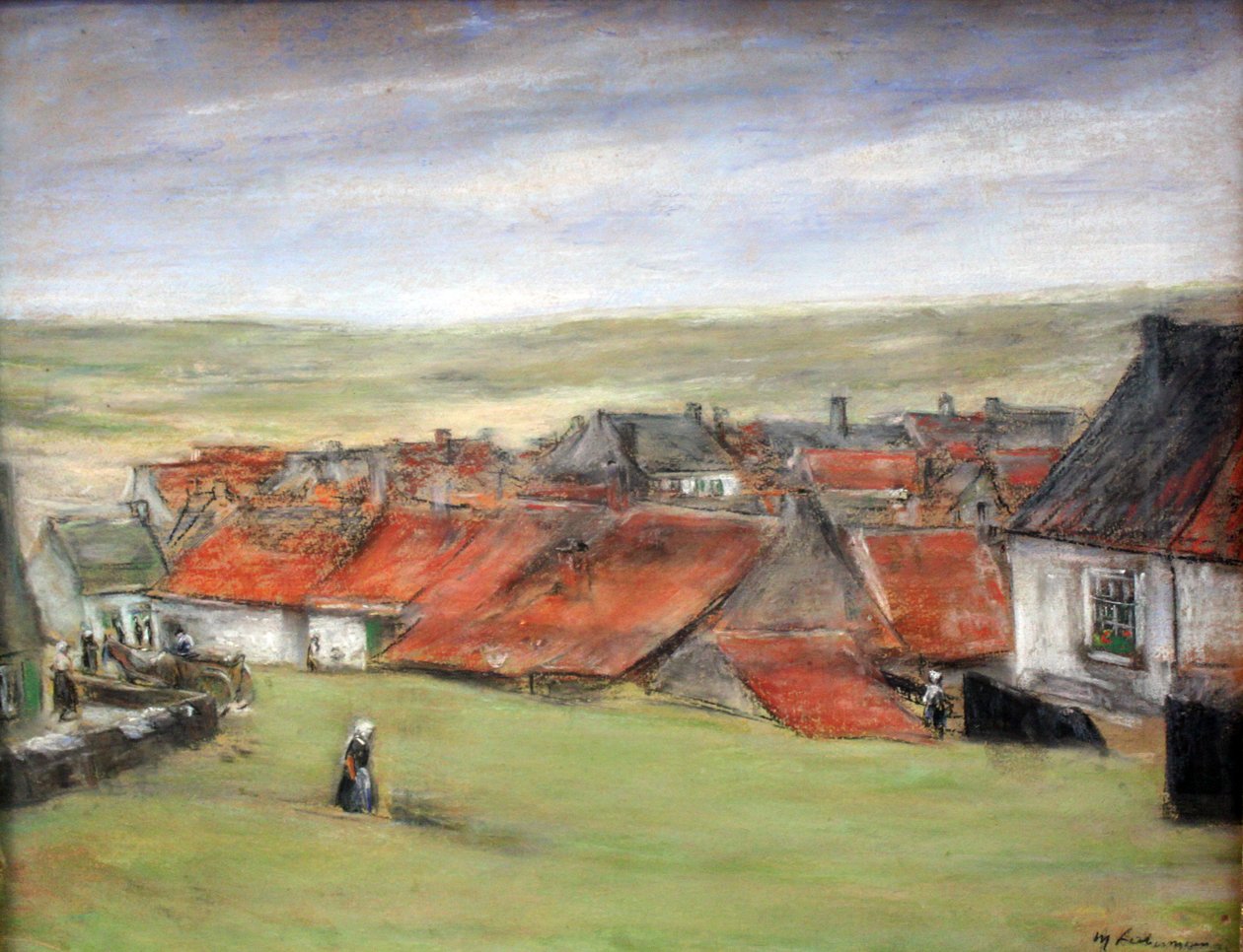 Holandská vesnice od Max Liebermann