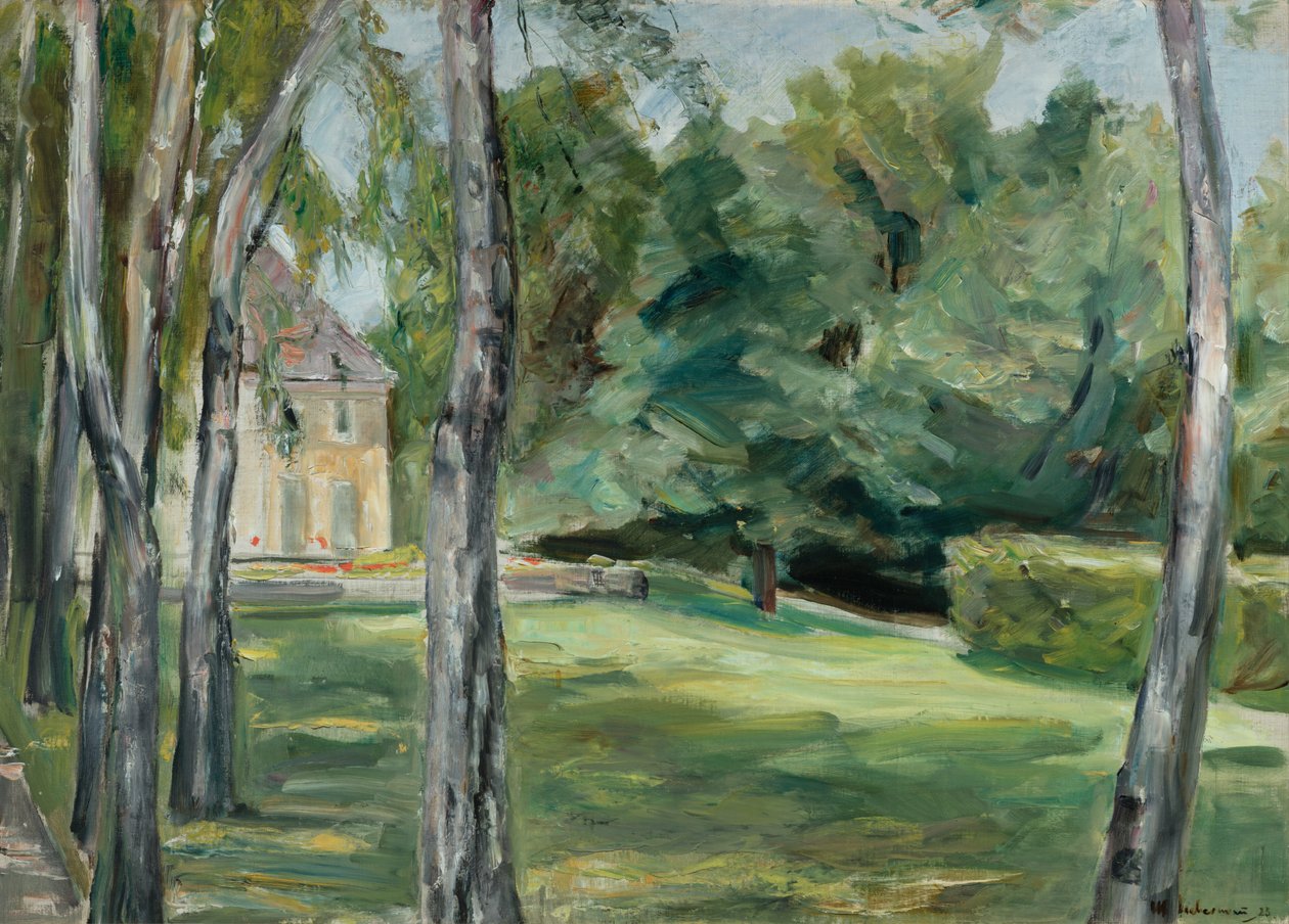 Dům v zahradě, 1923 od Max Liebermann