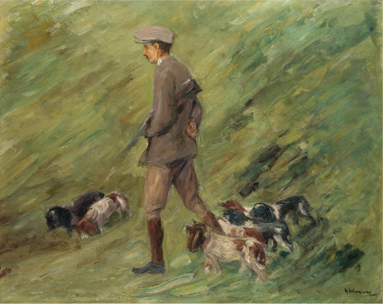 Lovci v dunách od Max Liebermann