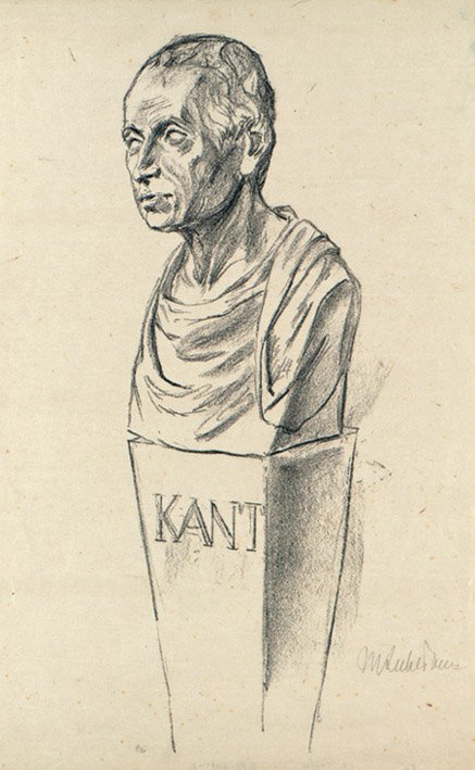 Kant v letácích umělců od Max Liebermann