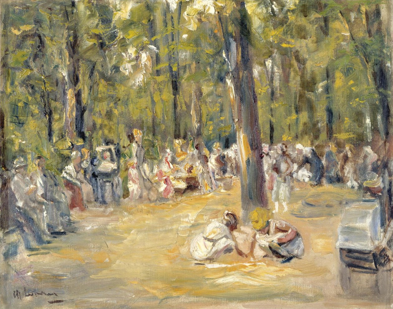 Dětské hřiště v berlínské zoo od Max Liebermann